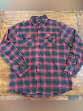 Dixxon Flannel Snap-On Tools Limited Edition Form & Function Shirt Red Plaid L